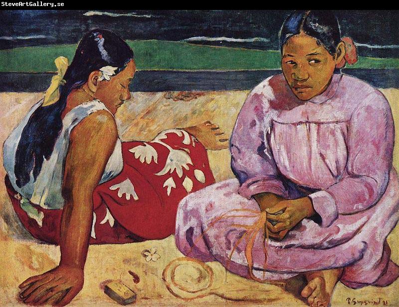 Paul Gauguin Tahitian Women on the Beach